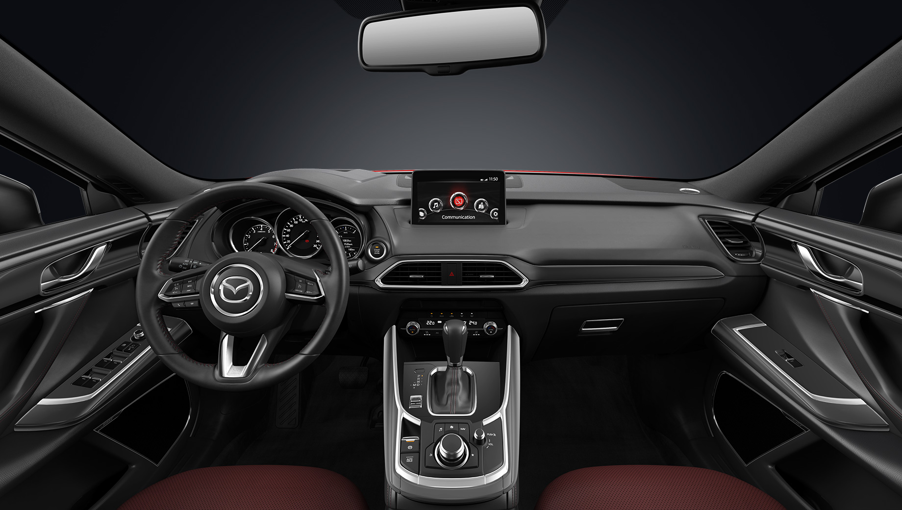 Mazda CX9 Red Leather