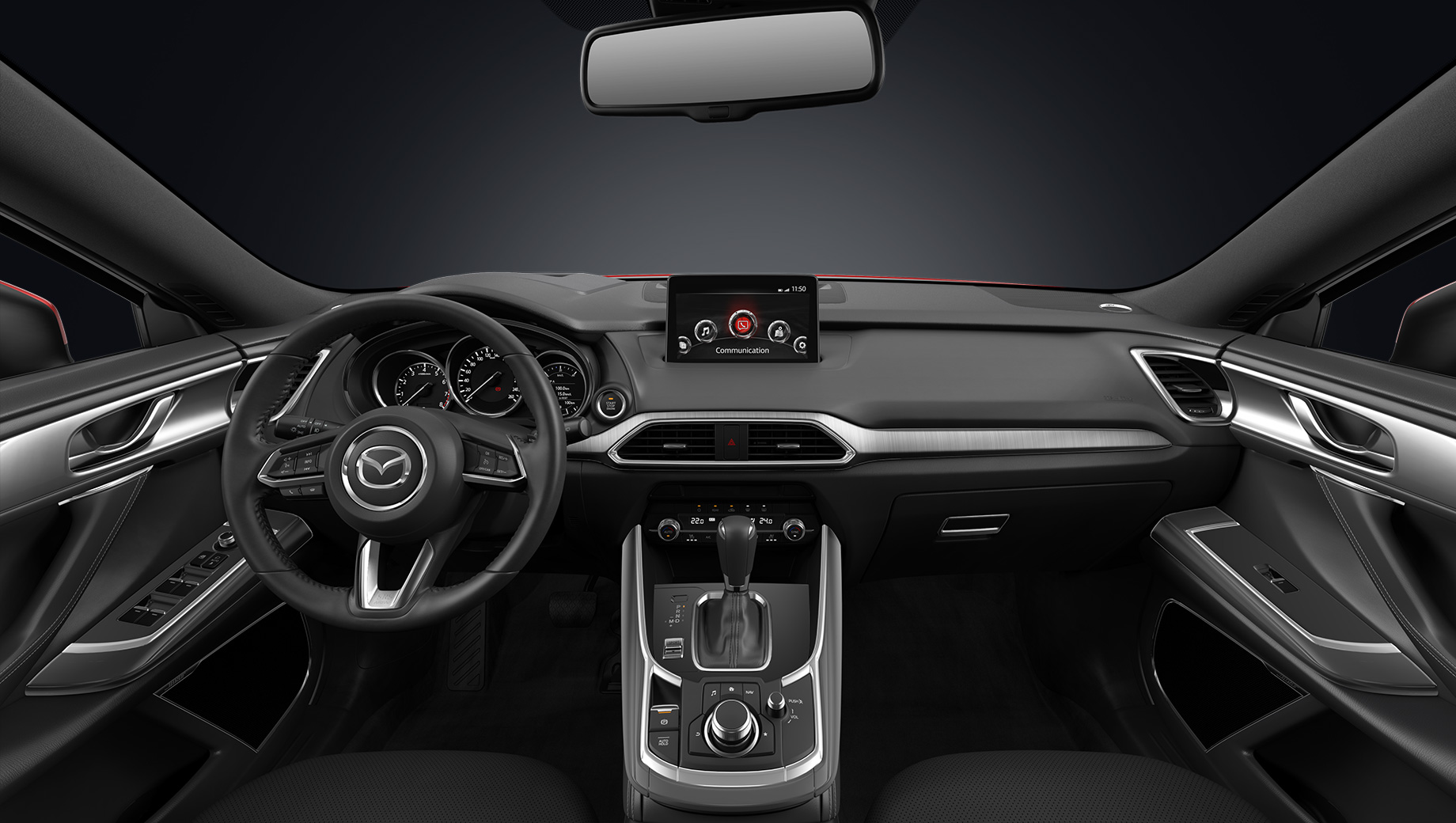 Mazda CX9 Black Leather
